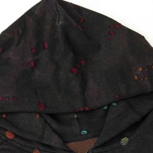 Concert Outfit Washed Distressed Zipper Hooded Jacket