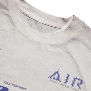 Concert Outfit Washed Edge Long Sleeve T-Shirt