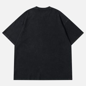 Concert Outfit Washed Flame Print Tee