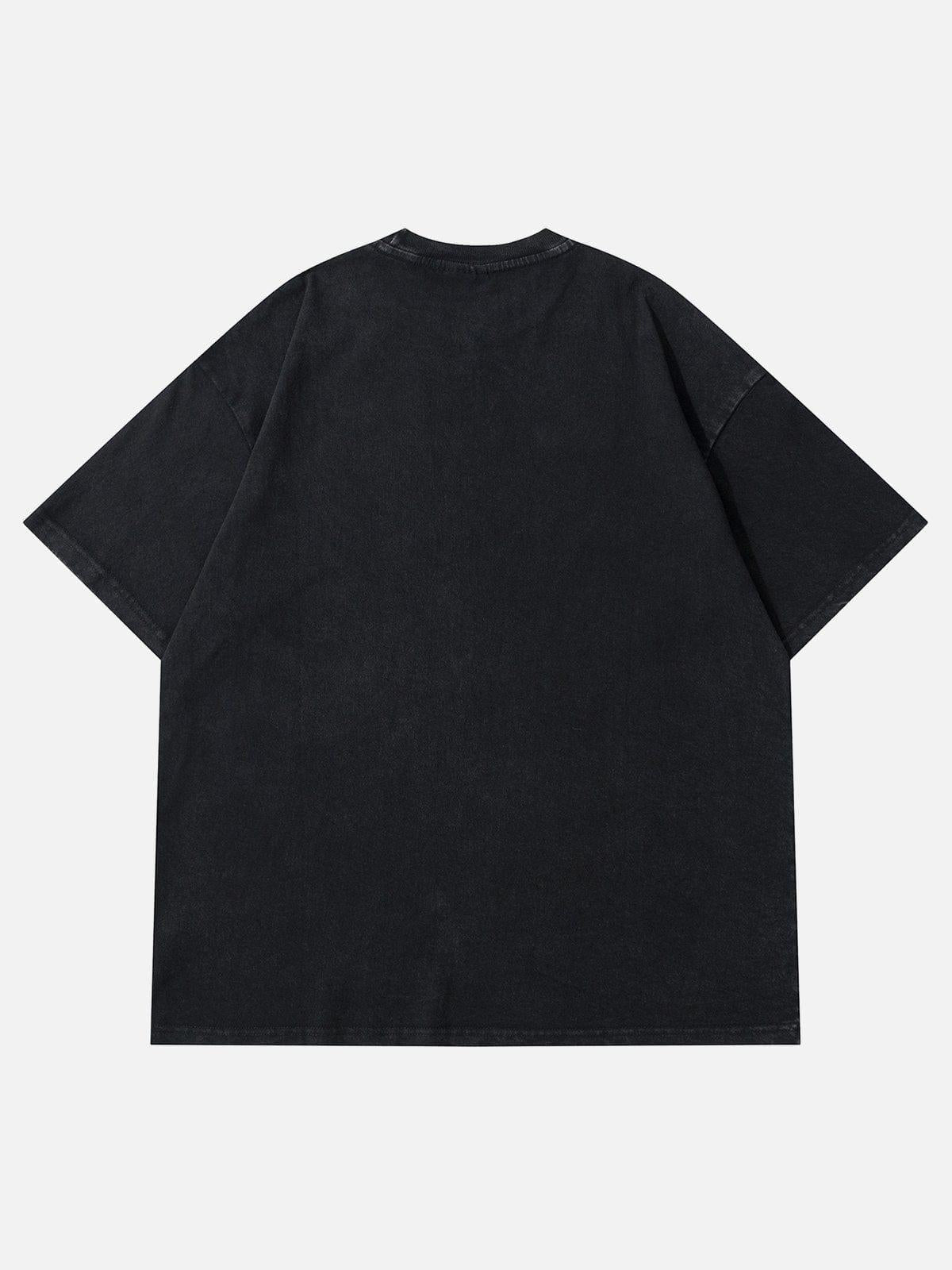 Concert Outfit Washed Flame Print Tee Concert Outfit Washed Flame Print Tee