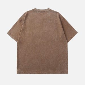 Concert Outfit Washed Graffiti Print Tee