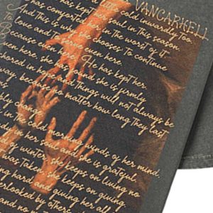 Concert Outfit Washed Graphic Crew Neck T-Shirt