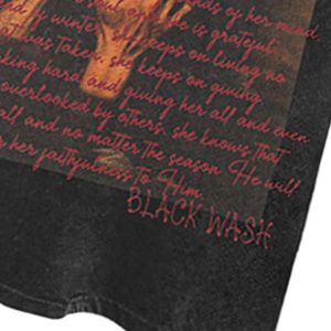 Concert Outfit Washed Graphic Crew Neck T-Shirt