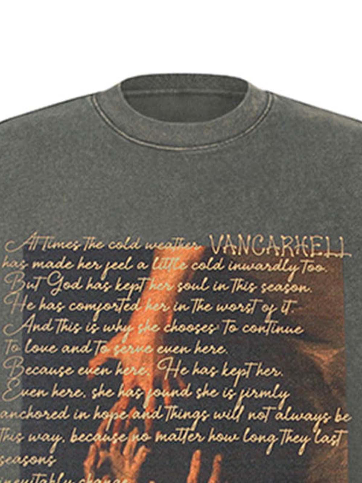 Concert Outfit Washed Graphic Crew Neck T-Shirt Concert Outfit Washed Graphic Crew Neck T-Shirt