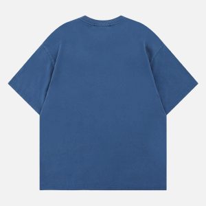 Concert Outfit Washed Letters Graphic T-Shirt