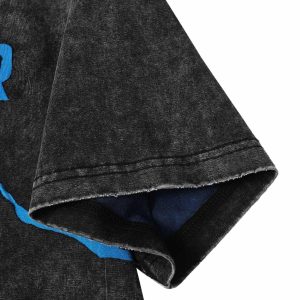 Concert Outfit Washed Lightning Oversized T-Shirt