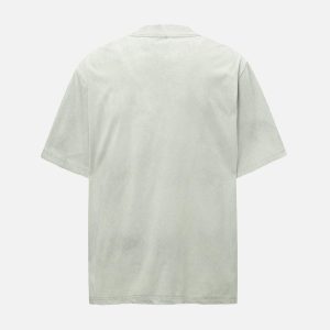 Concert Outfit Washed Lightning Oversized T-Shirt