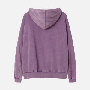 Concert Outfit Washed Paint Splash Hoodie