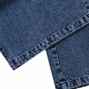 Concert Outfit Washed  Print Straight Jeans