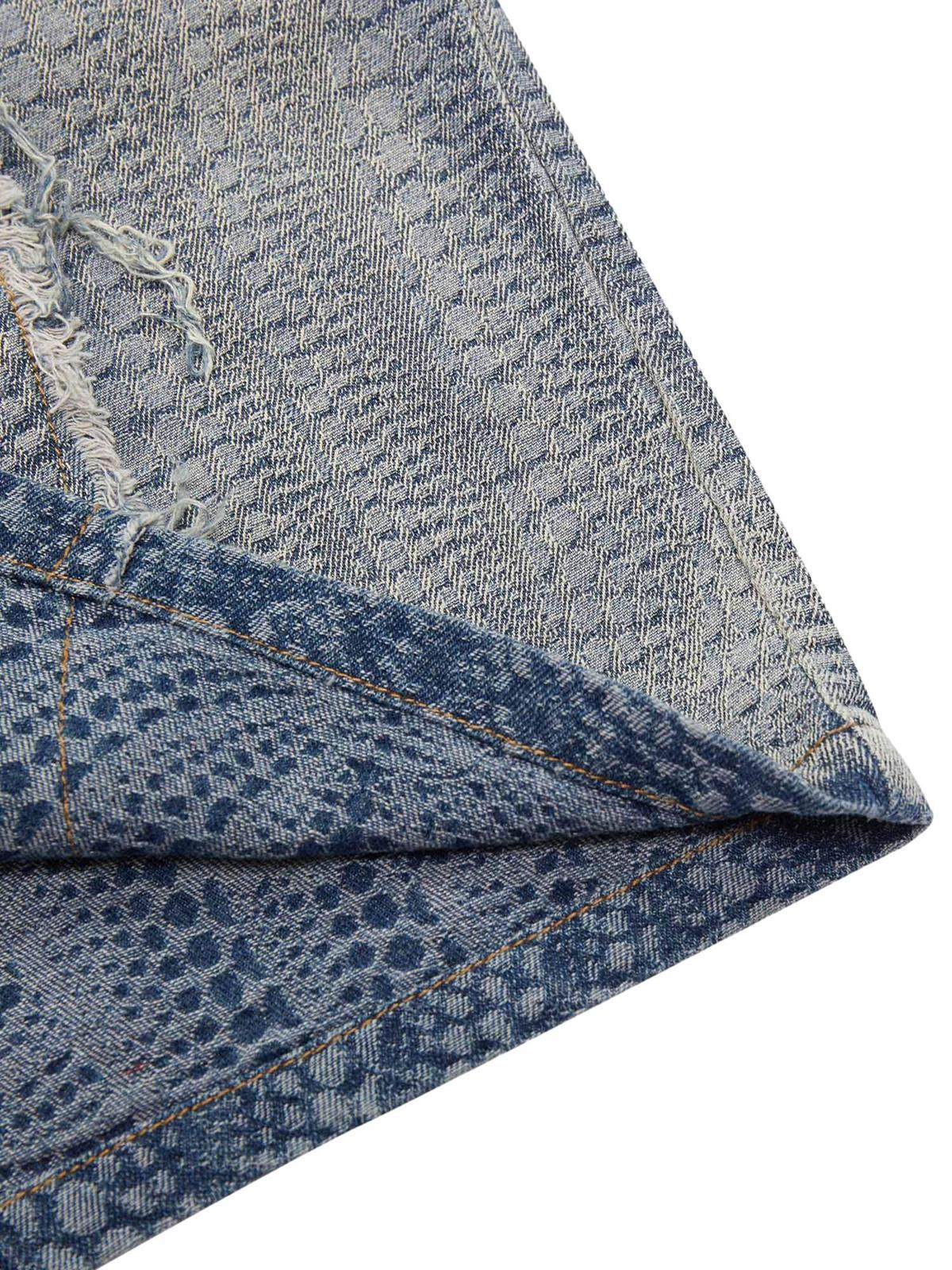 Concert Outfit Washed Raw Edge Denim Shirt Concert Outfit Washed Raw Edge Denim Shirt