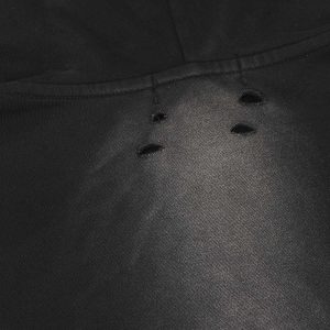 Concert Outfit Washed Ripped Zip Up Hoodie