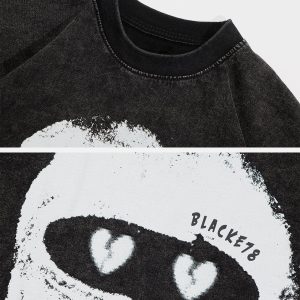 Concert Outfit Washed Spectre Print Tee