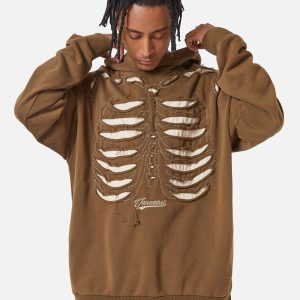 Concert Outfit Washed Streetwear Aged Look Hoodie