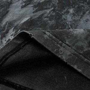 Concert Outfit Washed Tie-Dye Short Sleeve T-Shirt