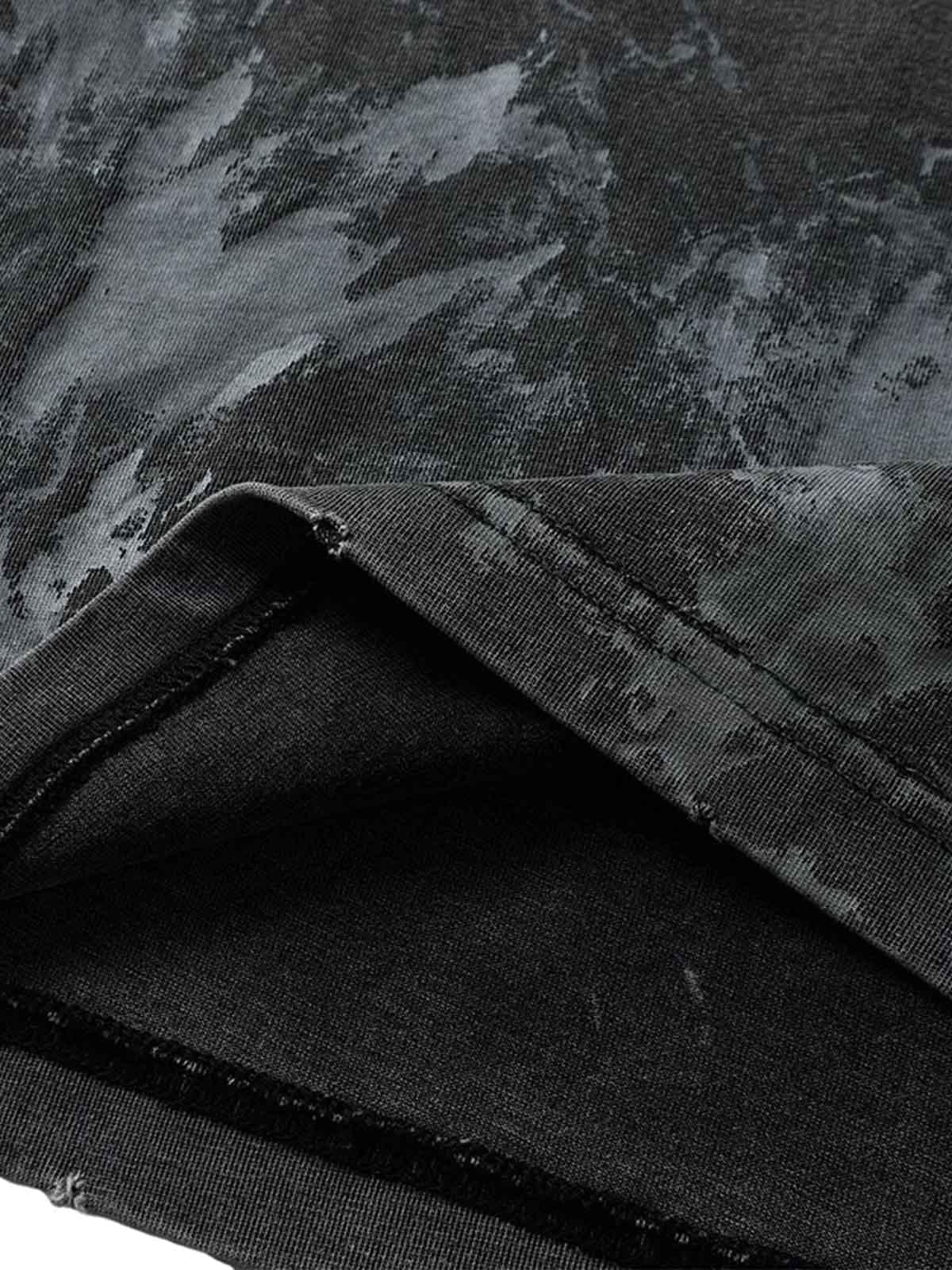 Concert Outfit Washed Tie-Dye Short Sleeve T-Shirt Concert Outfit Washed Tie-Dye Short Sleeve T-Shirt