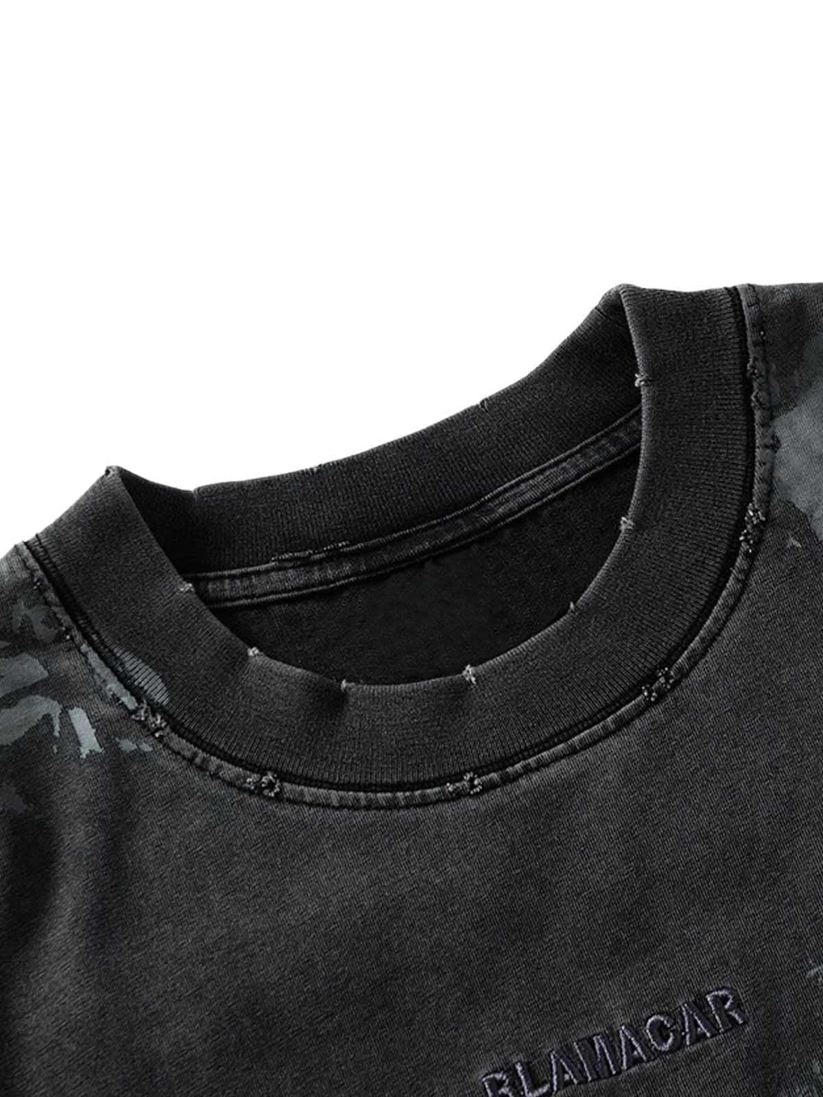 Concert Outfit Washed Tie-Dye Short Sleeve T-Shirt Concert Outfit Washed Tie-Dye Short Sleeve T-Shirt