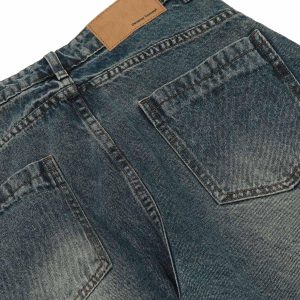 Concert Outfit Washed Wide-Leg Balloon Jeans