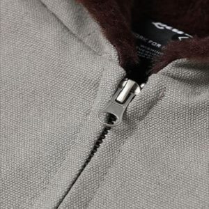 Concert Outfit Washed Zip-Up Hooded Jacket