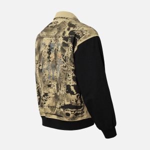 Concert Outfit Wasteland Patchwork Graffiti Badge Detroit Jacket