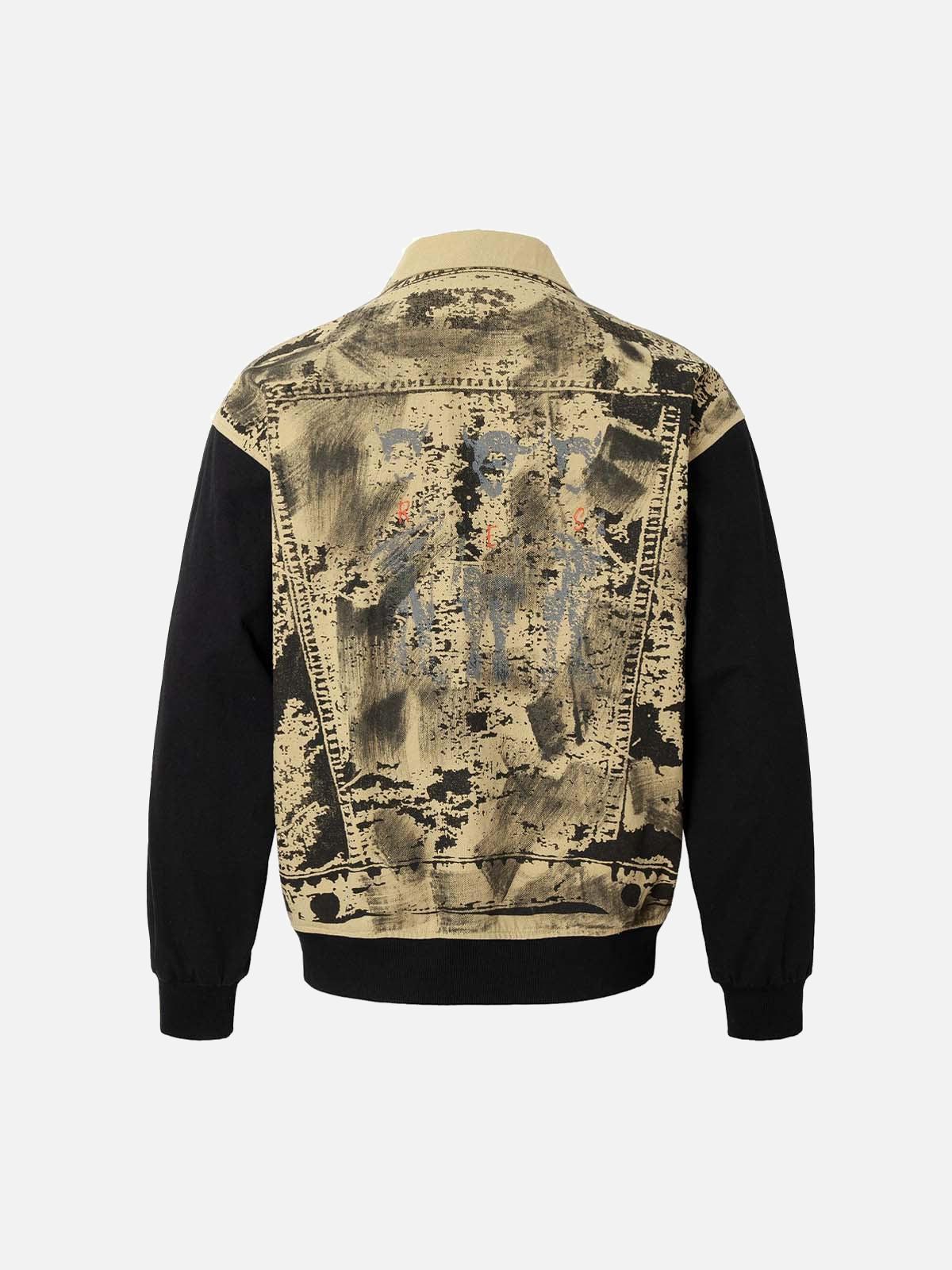 Concert Outfit Wasteland Patchwork Graffiti Badge Detroit Jacket Concert Outfit Wasteland Patchwork Graffiti Badge Detroit Jacket