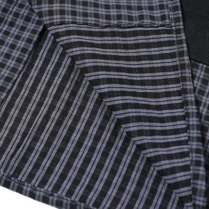 Concert Outfit Wasteland Style Retro Washed Faux Two-Piece Shirt