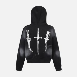Concert Outfit Wasteland Zip-Up Cardigan