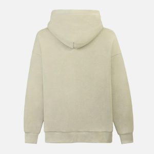 Concert Outfit Withered Branch Print Hoodie