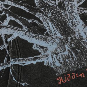 Concert Outfit Withered Branch Print Hoodie