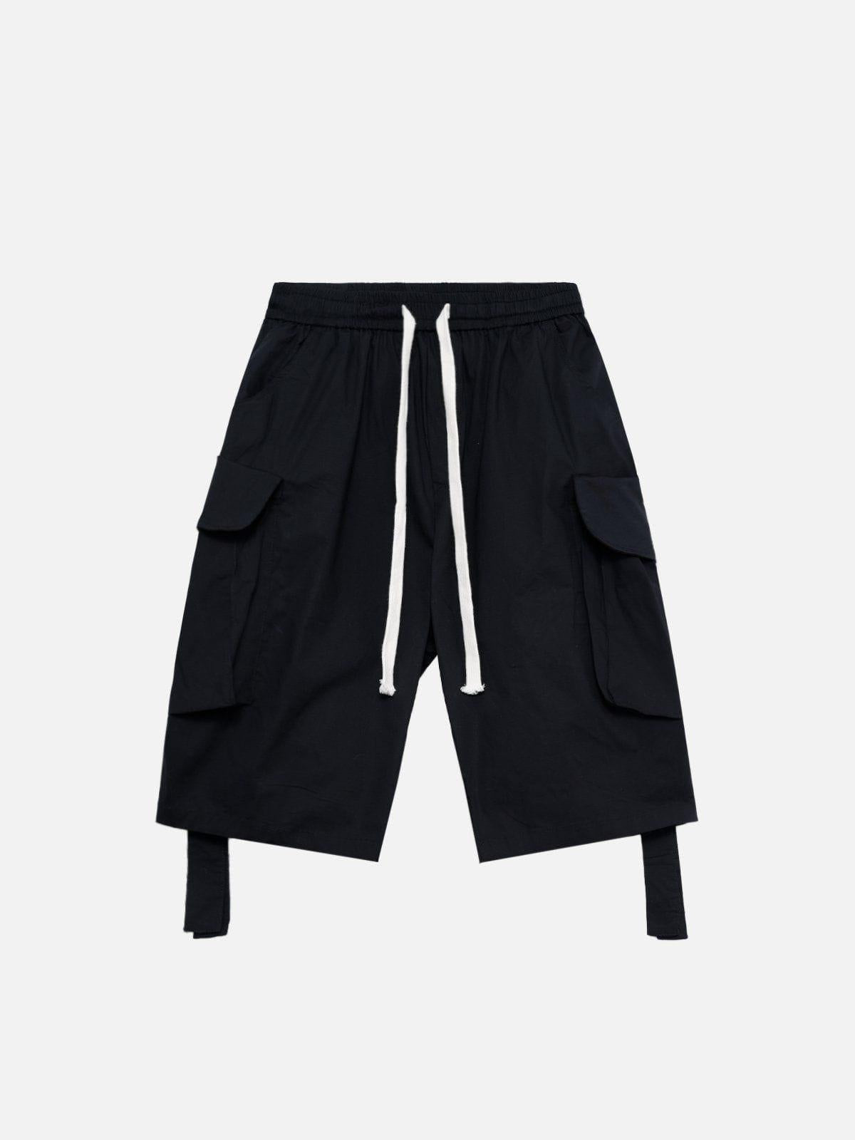 Concert Outfit Woven Ribbon Big Pocket Short Concert Outfit Woven Ribbon Big Pocket Short