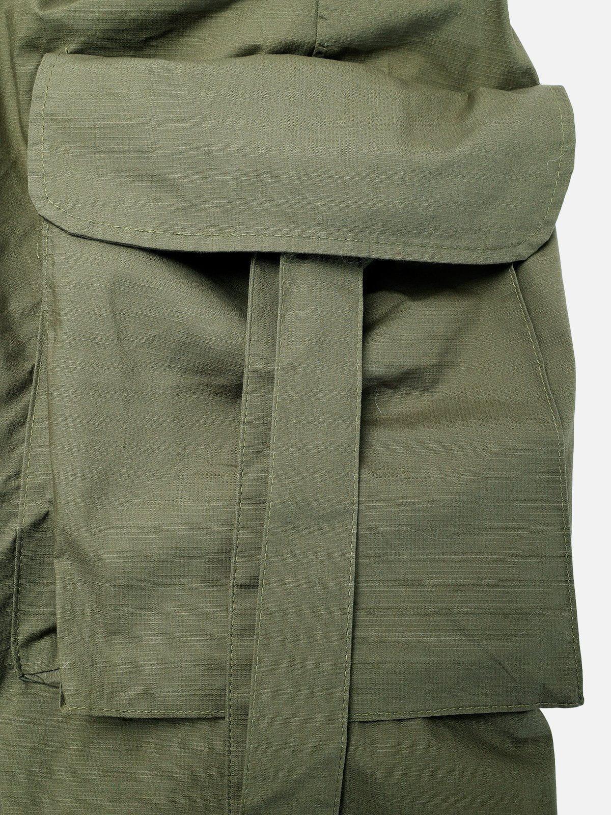 Concert Outfit Woven Ribbon Big Pocket Short Concert Outfit Woven Ribbon Big Pocket Short