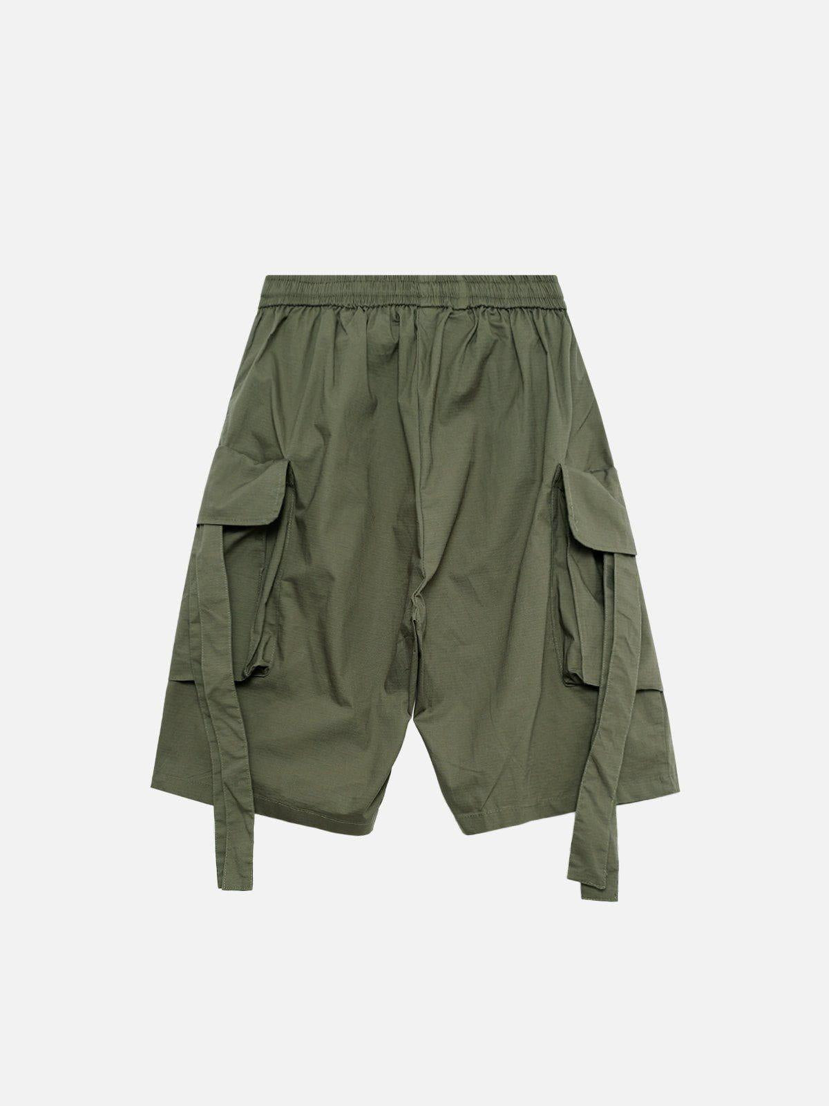 Concert Outfit Woven Ribbon Big Pocket Short Concert Outfit Woven Ribbon Big Pocket Short