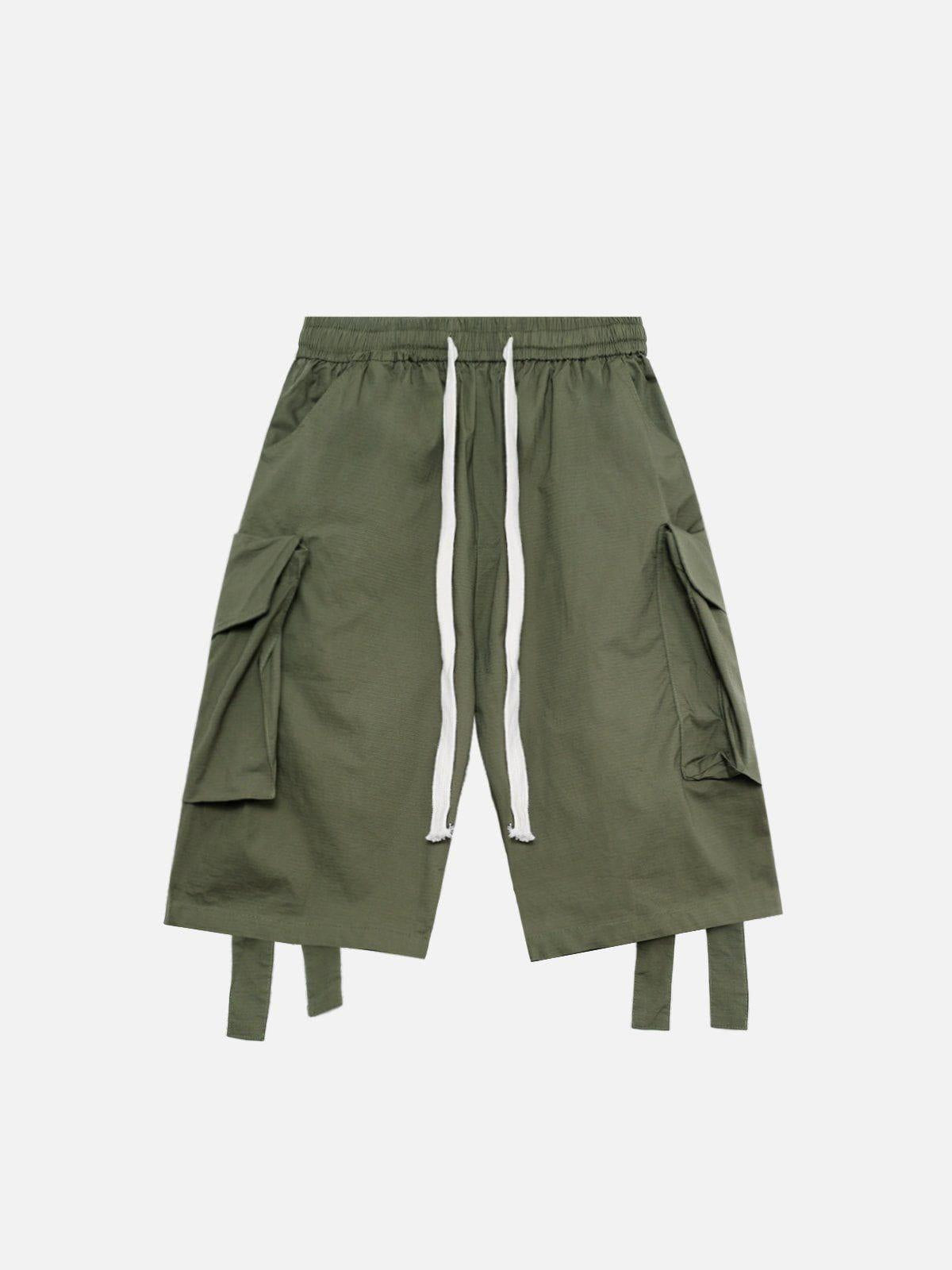 Concert Outfit Woven Ribbon Big Pocket Short Concert Outfit Woven Ribbon Big Pocket Short