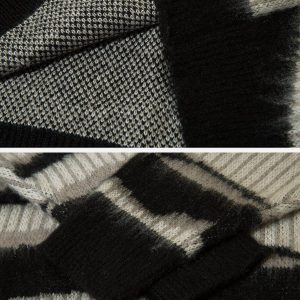 Concert Outfit Zebra Print Mohair Sweater