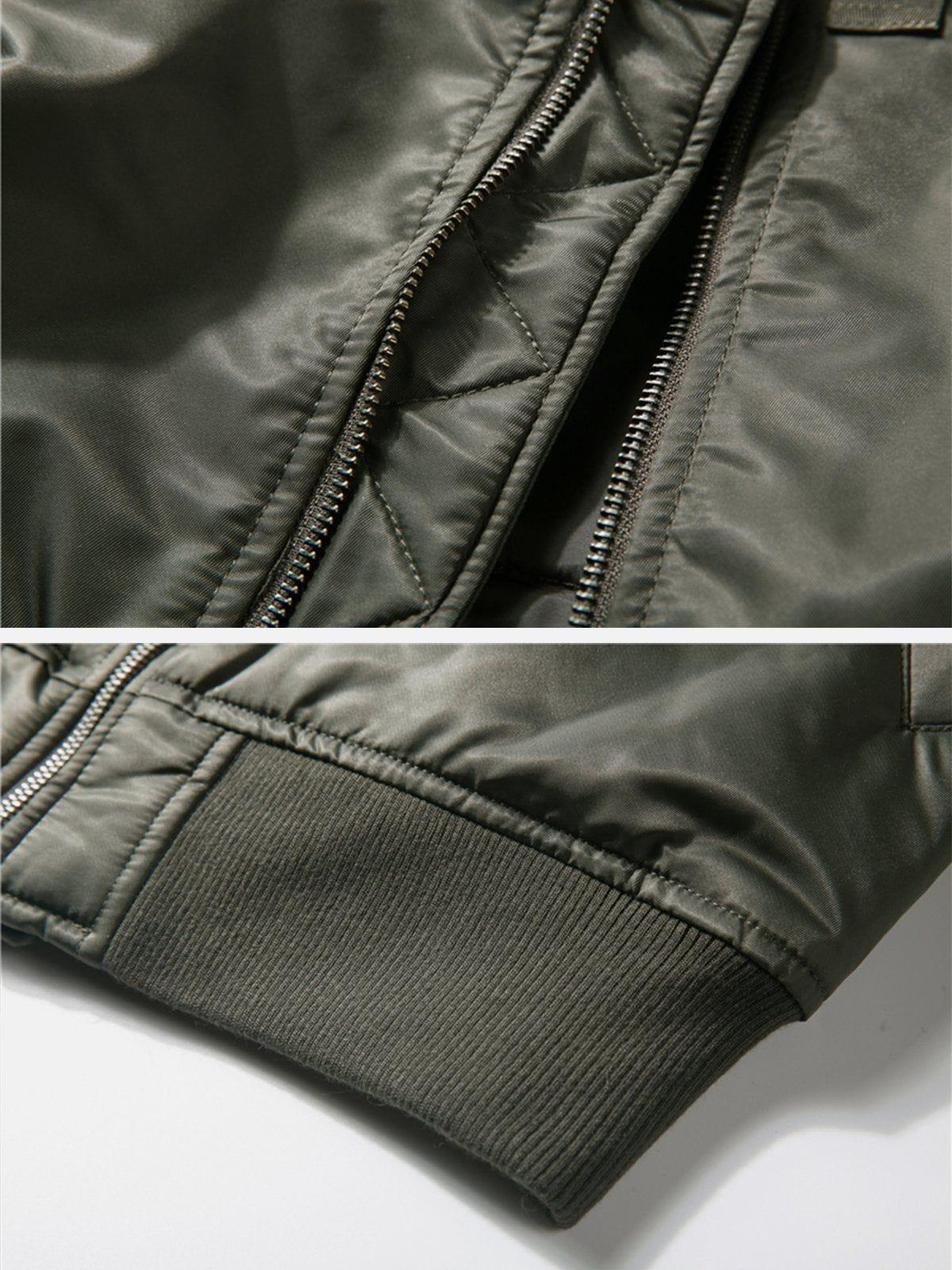 Concert Outfit ZIP UP Solid Color Winter Coat Concert Outfit ZIP UP Solid Color Winter Coat