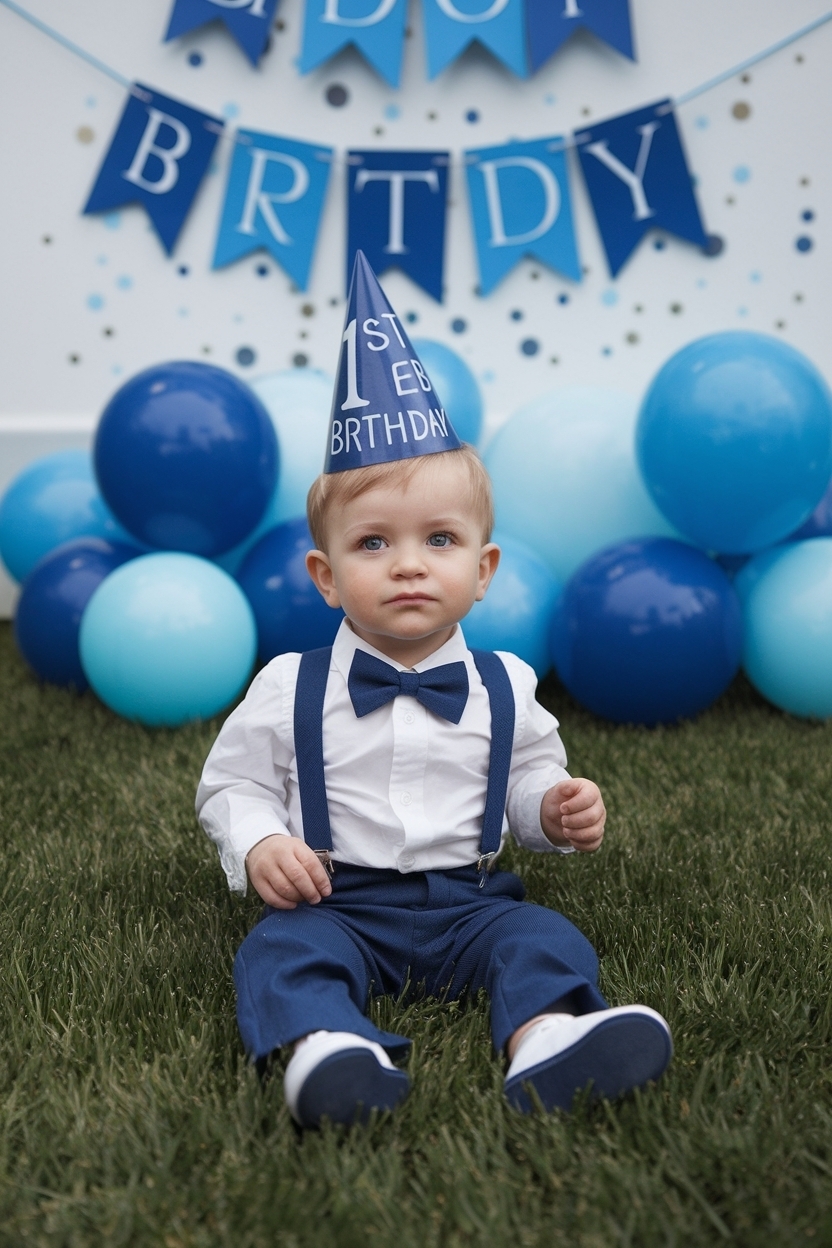7. Creative 1st Birthday Boy Outfit Ideas for Celebrations outfit idea