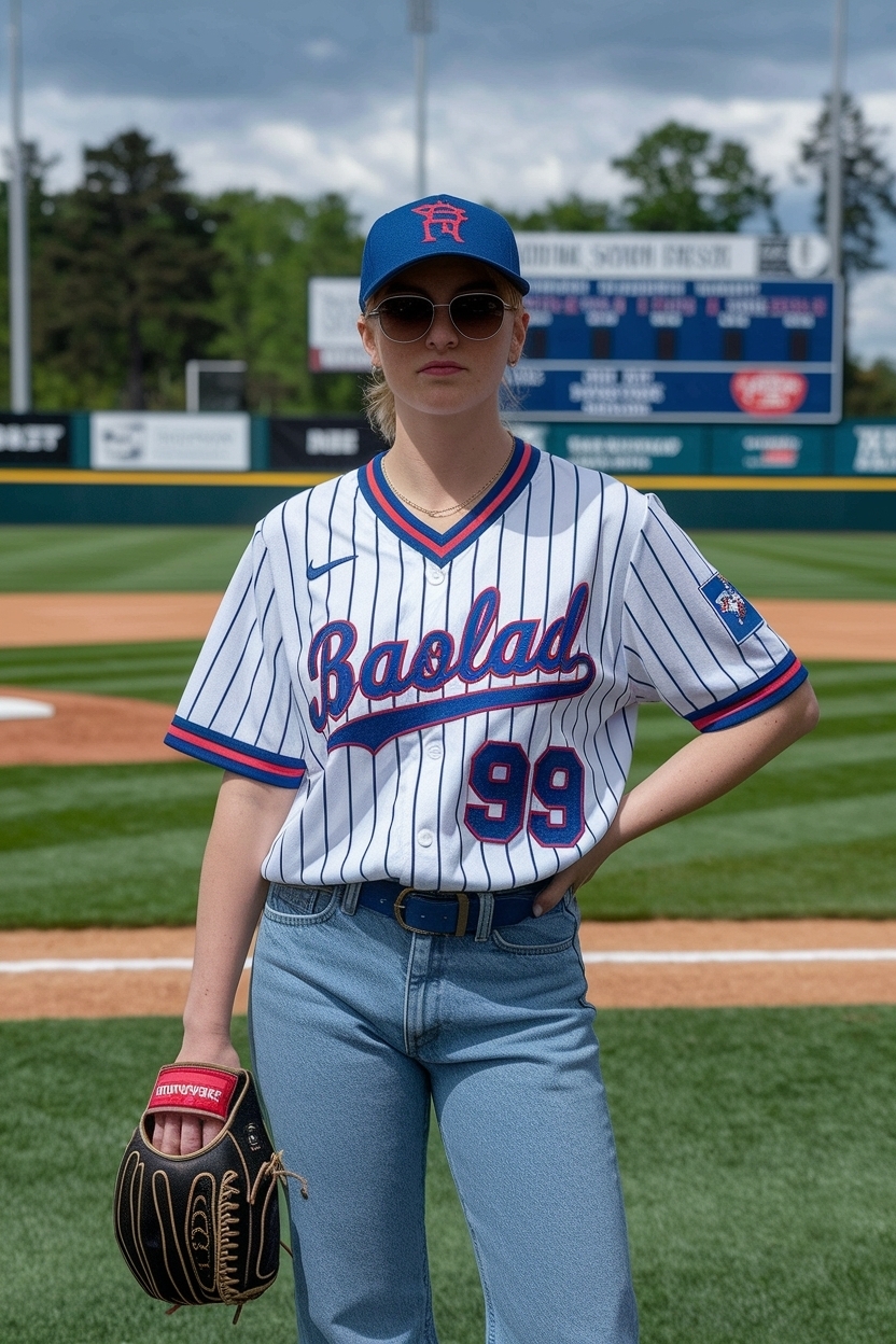 90s Baseball Jersey Outfit Women: Style Tips and Tricks outfit idea