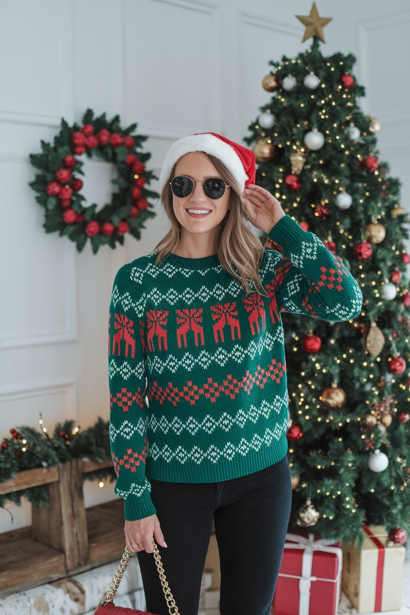 90s Christmas Aesthetic Outfits to Channel Nostalgia outfit idea