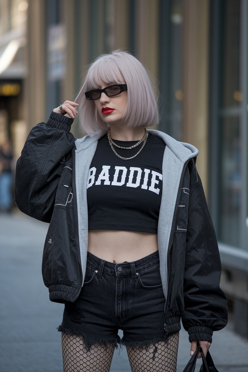 90s Grunge Outfits Women Baddie: Edgy Fashion Picks outfit idea