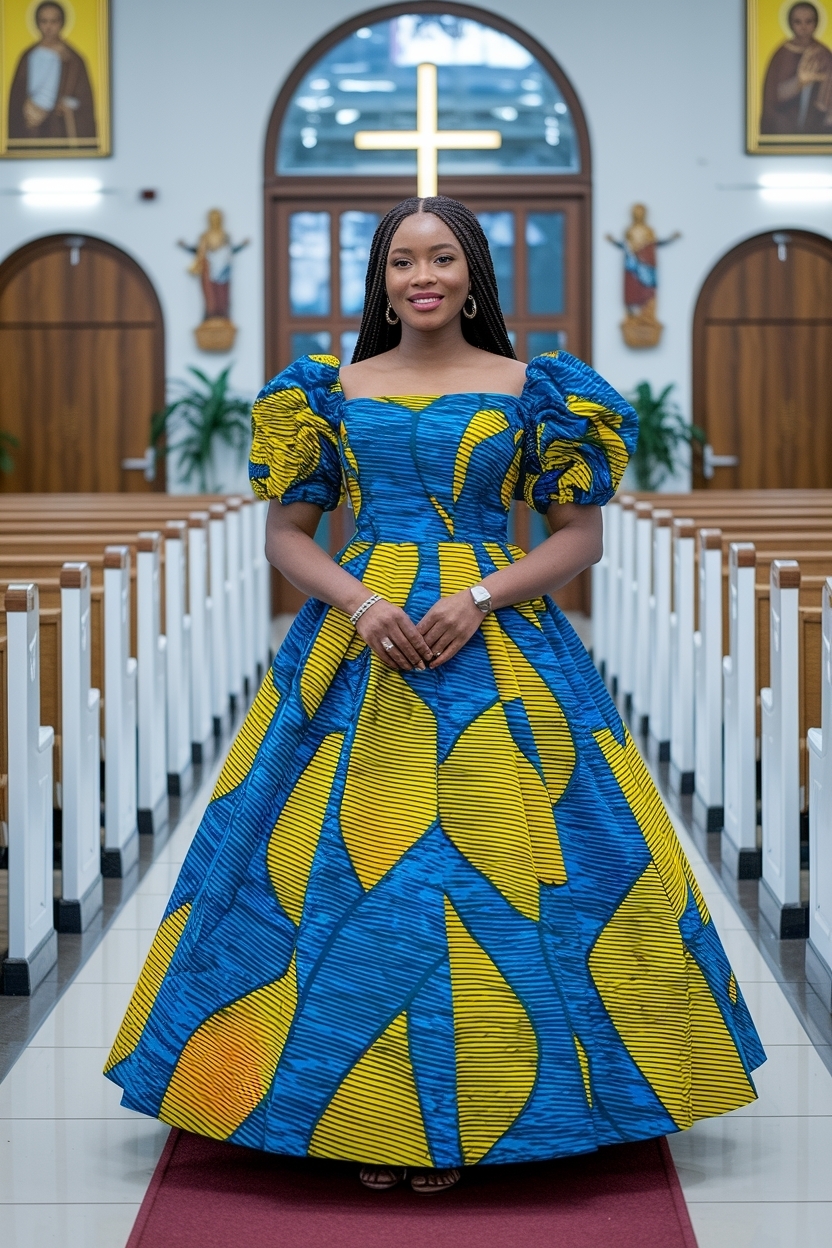 African Church Outfit Ankara Women: Vibrant Choices outfit idea