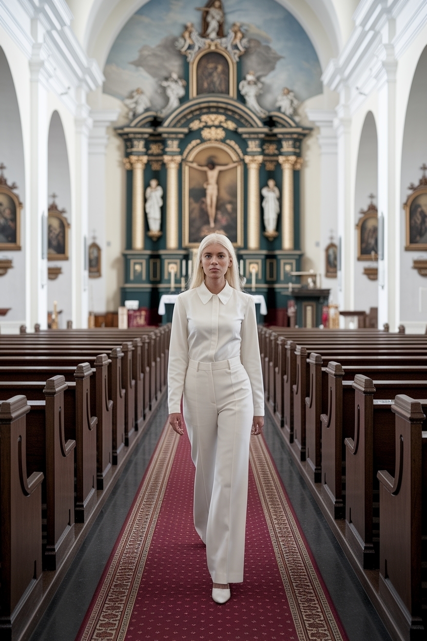 All White Outfit Women Church: Style Guide outfit idea
