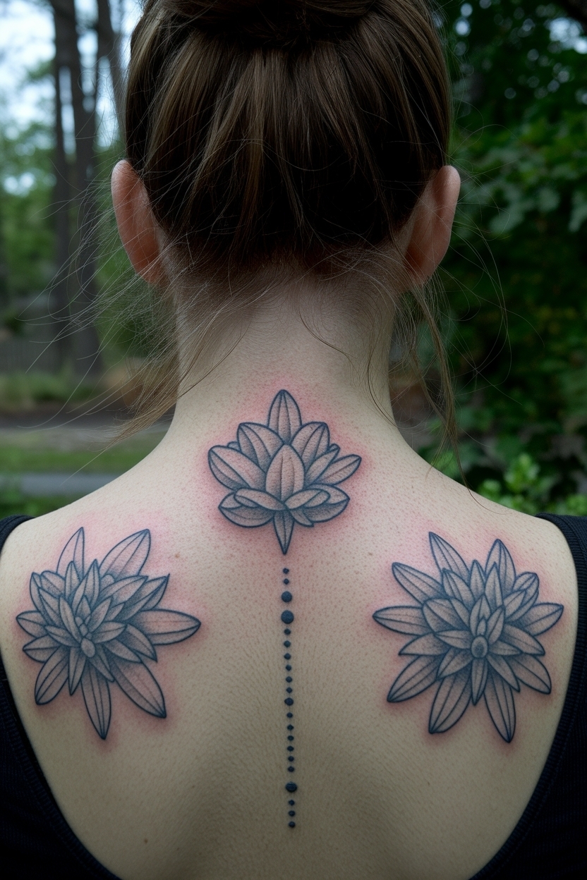 Back of Neck Tattoos for Women Unique: Stand Out Styles outfit idea