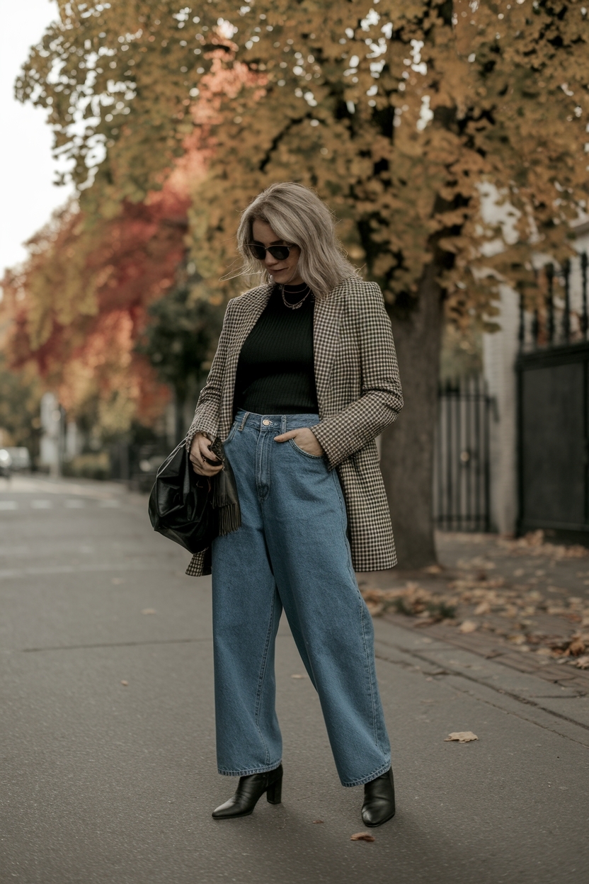 Baggy Jeans Outfit Autumn: Chic Combinations to Try outfit idea