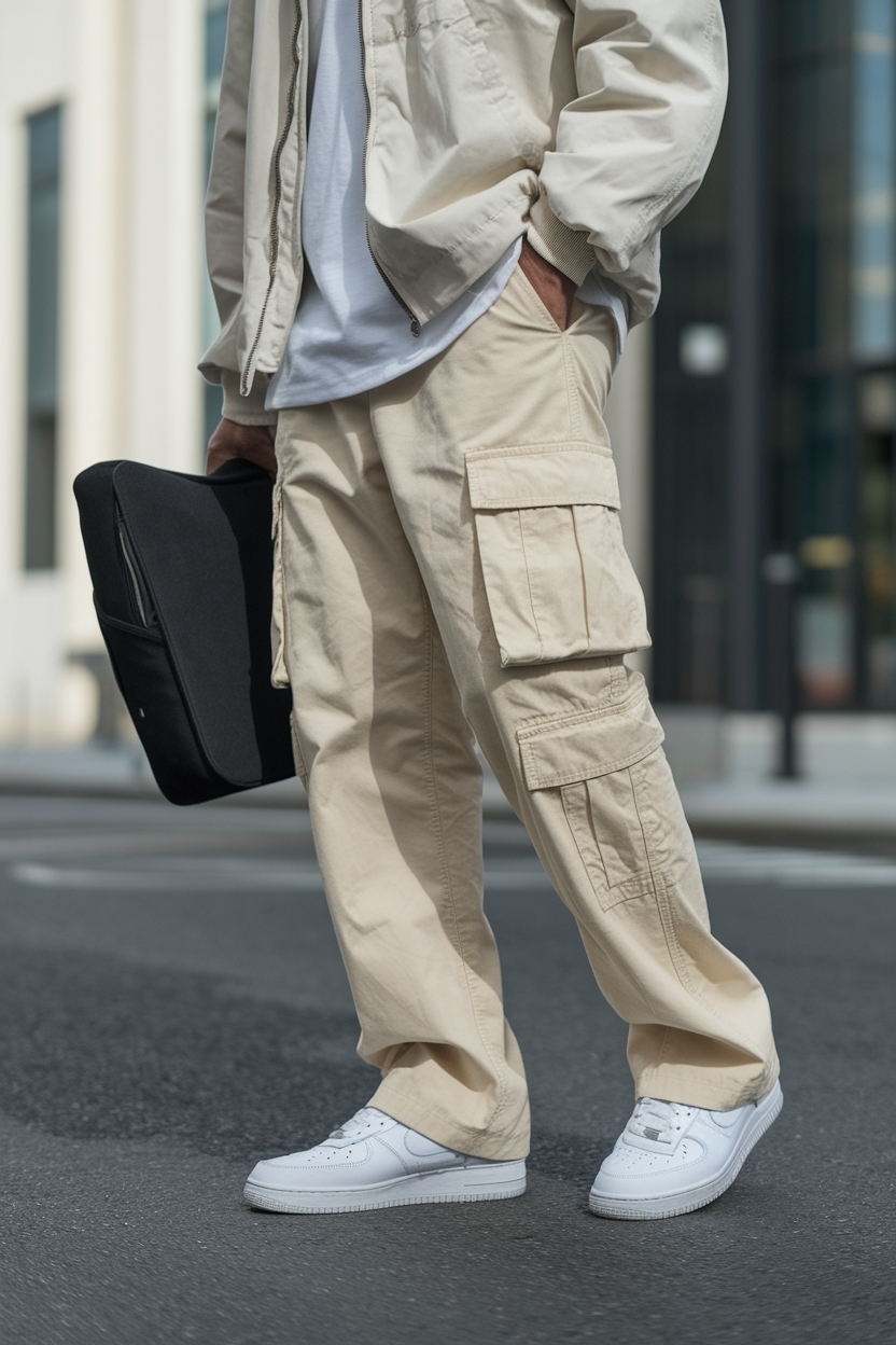Beige Cargo Pants Outfit Men: Effortless Styles for Every Occasion outfit idea