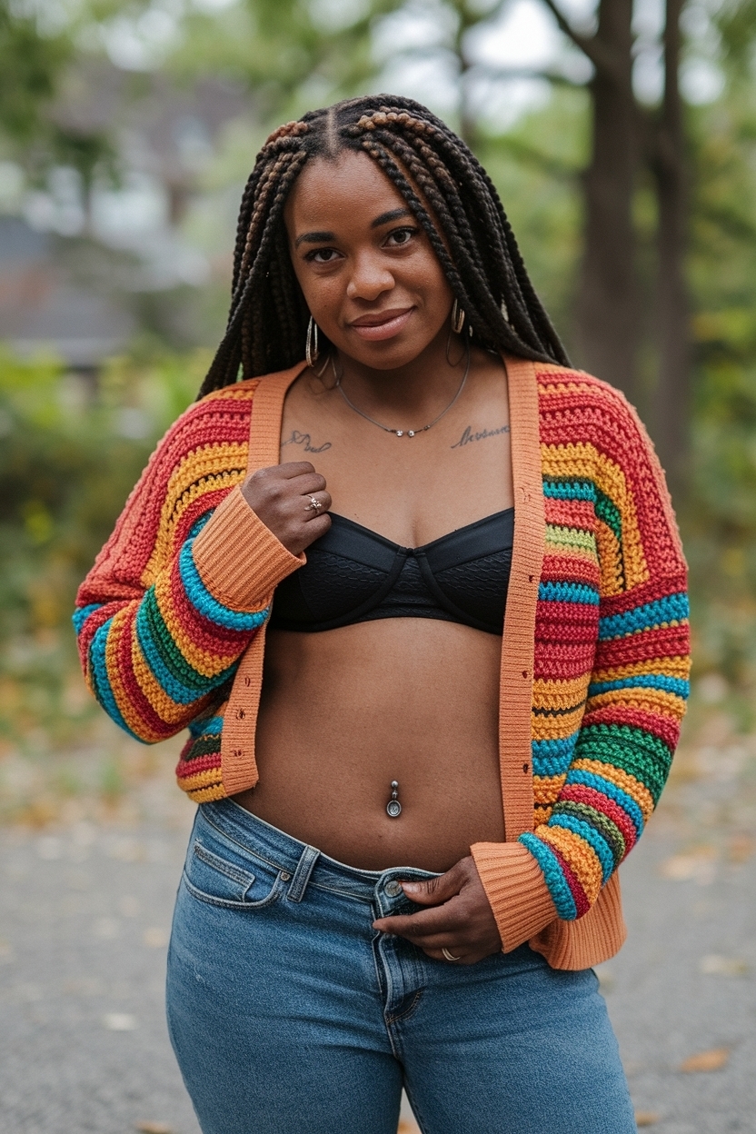 Belly Button Piercing Trends for Black Women in 2023 outfit idea