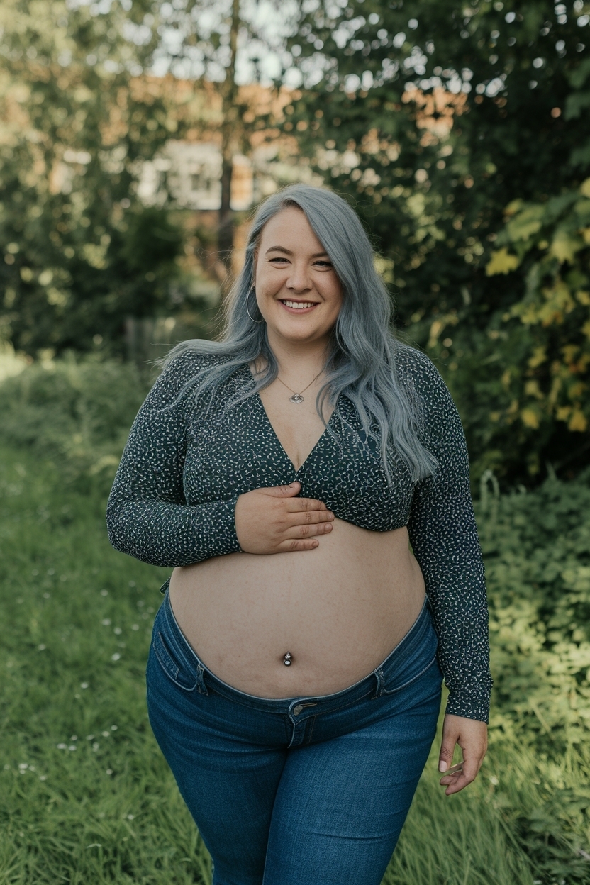 Belly Button Piercing Chubby Stomach: Embrace Your Curves outfit idea