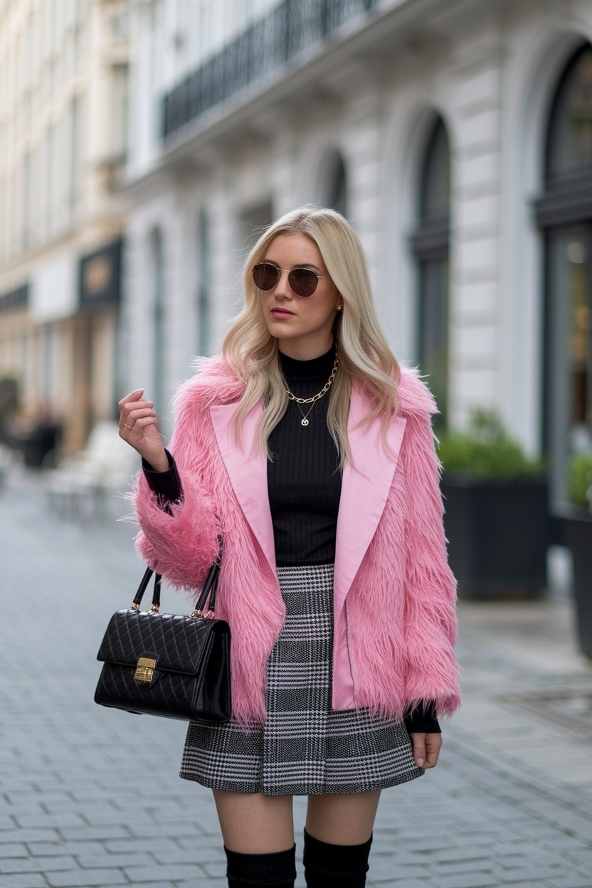Black and Pink Outfit Ideas for a Bold Statement outfit idea