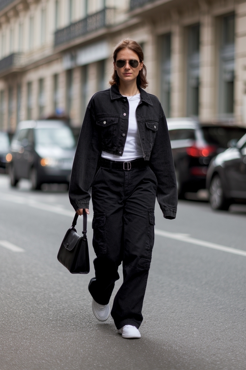 Black Cargo Pants Outfit Street Style: Trendy Looks to Try outfit idea