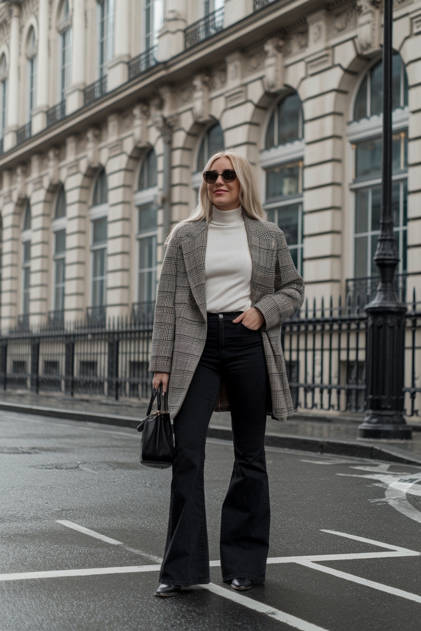 Black Flare Jeans Outfit Aesthetic for Every Occasion outfit idea