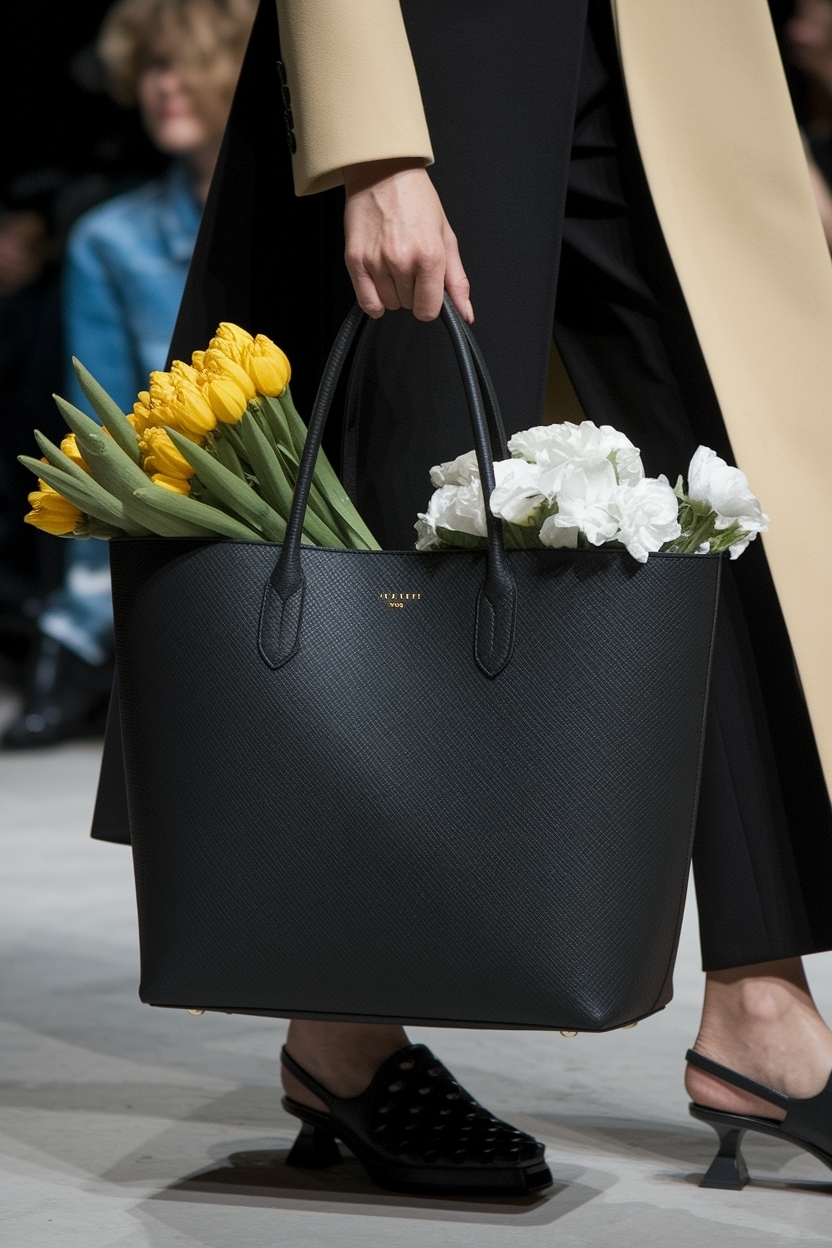Black Tote Bag Design Ideas to Elevate Your Style outfit idea