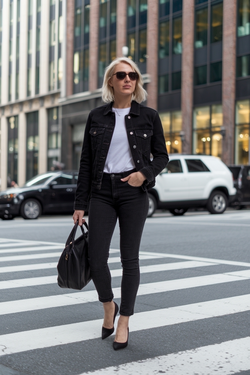 Black True Religion Jeans Outfit for a Chic Look outfit idea